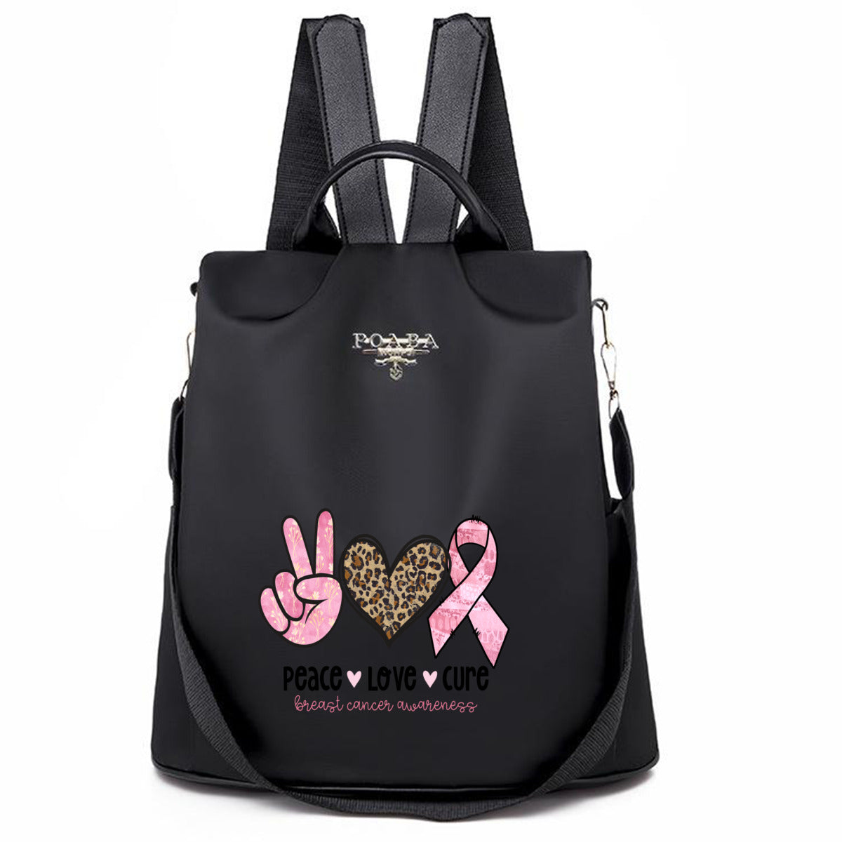 Peace Love Cure Backpack No.5QU39I