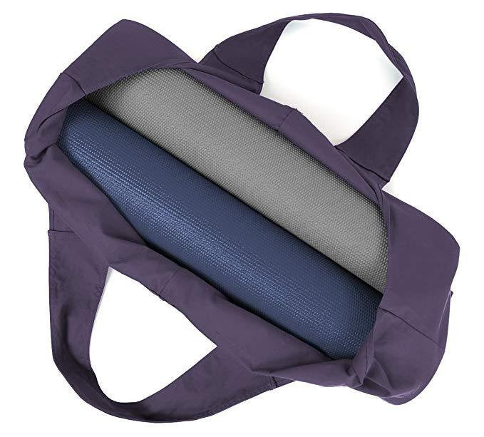 Personalized Split Letter Monogram Canvas Large Bag Fitness Travel Bag Yoga Mat Bag