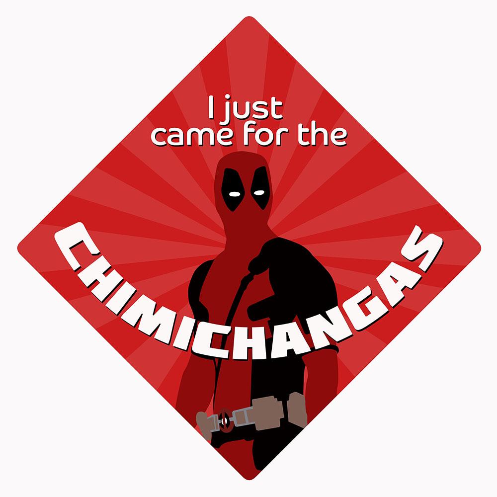 Dead Pool Grad Cap Tassel Topper