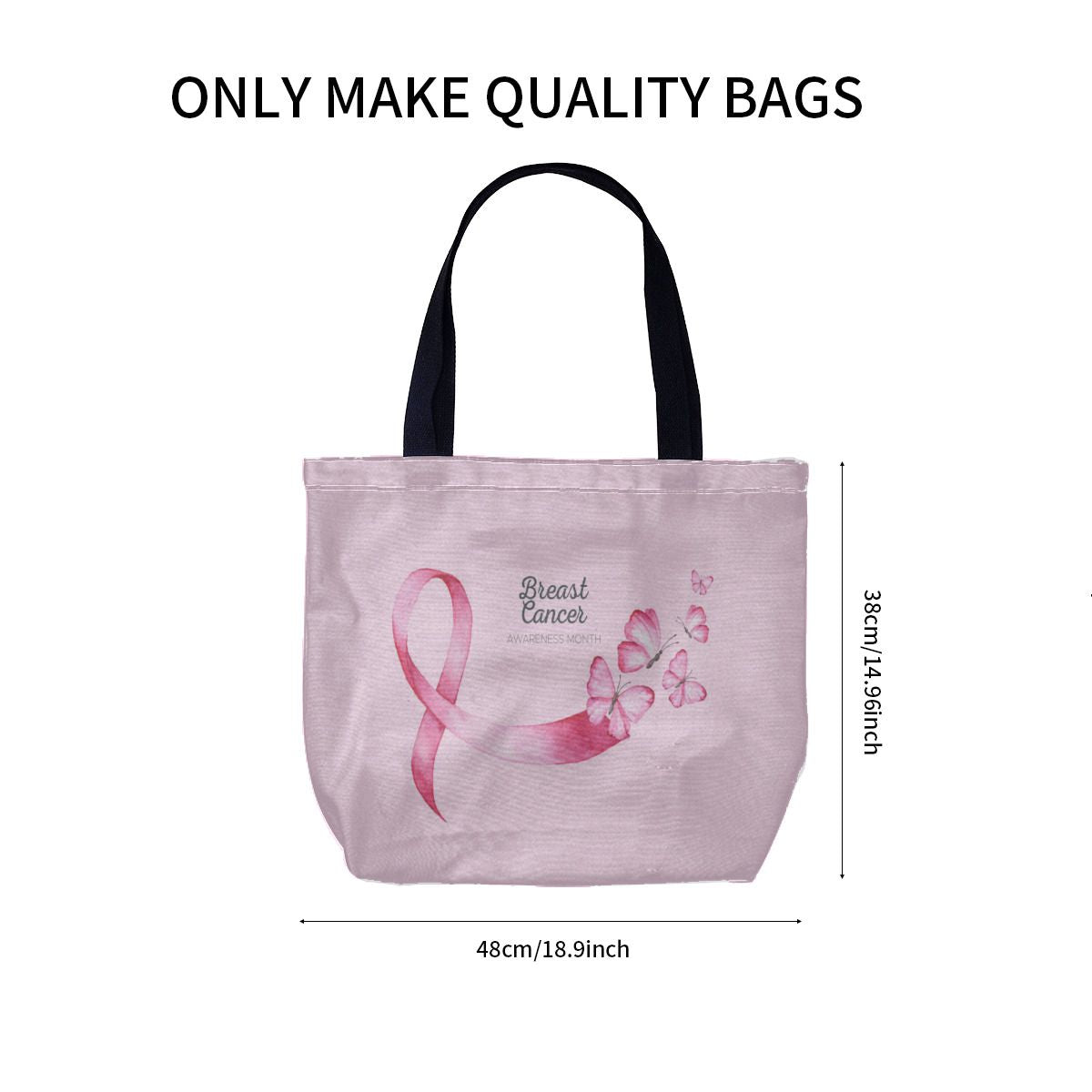 Breast Cancer Awareness Canvas Bag No.ZMFD8Q