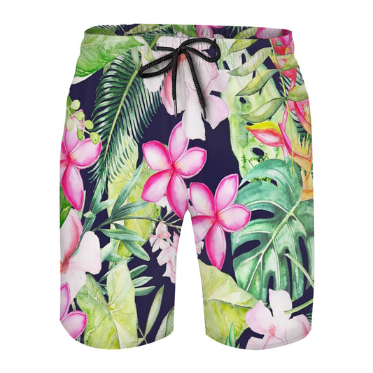 Tropical Garden Graphic Men's Swim Trunks No.GOSF5H