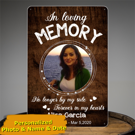 In Loving Memory Memorial Tin Signs