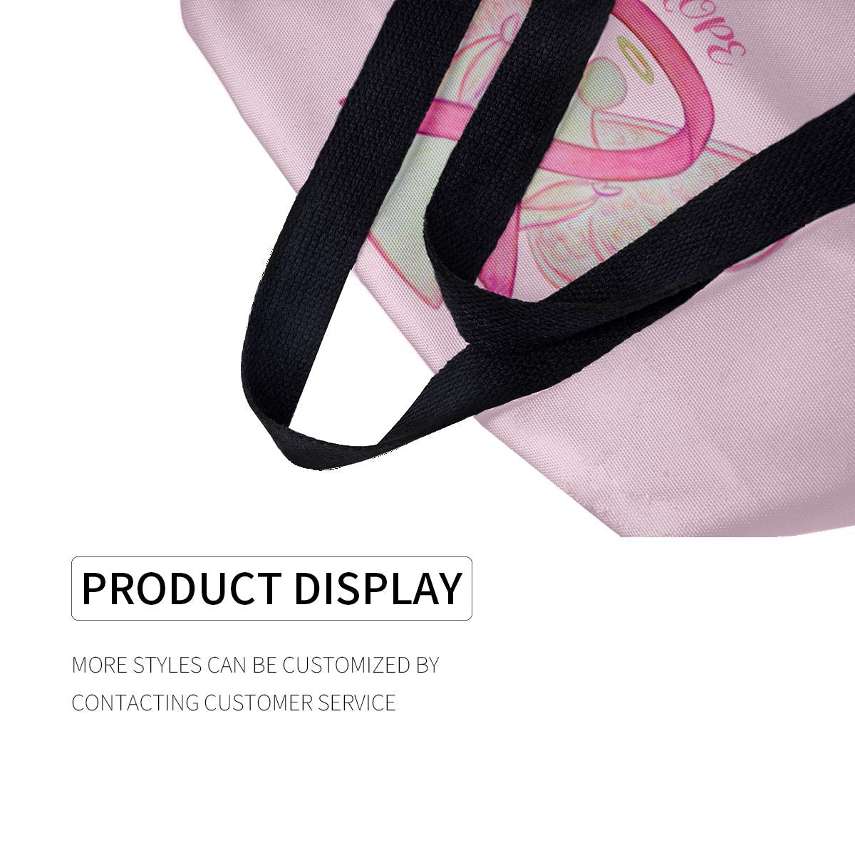 Breast Cancer Awareness Ribbonss Canvas Bag No.FUXPOT