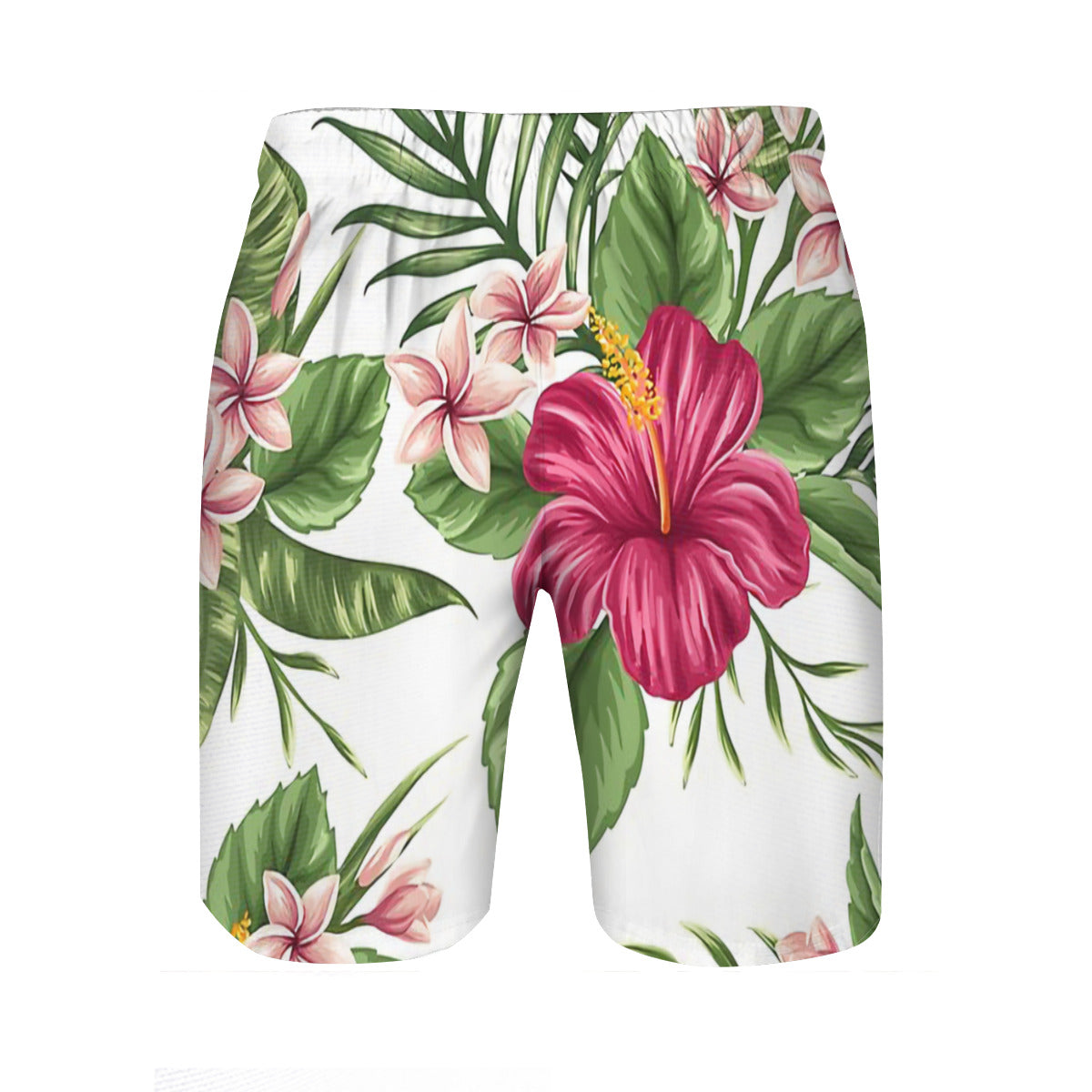 Tropical Flowers 2 Graphic Men's Swim Trunks No.NJHXV8