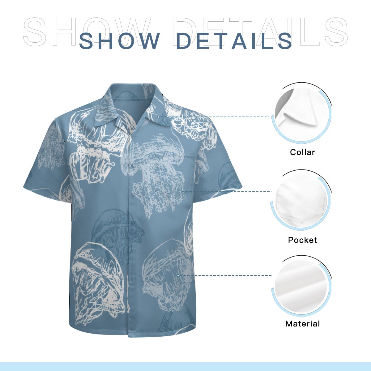 The Jellyfishes Hawaiian Shirts No.SZGTQC