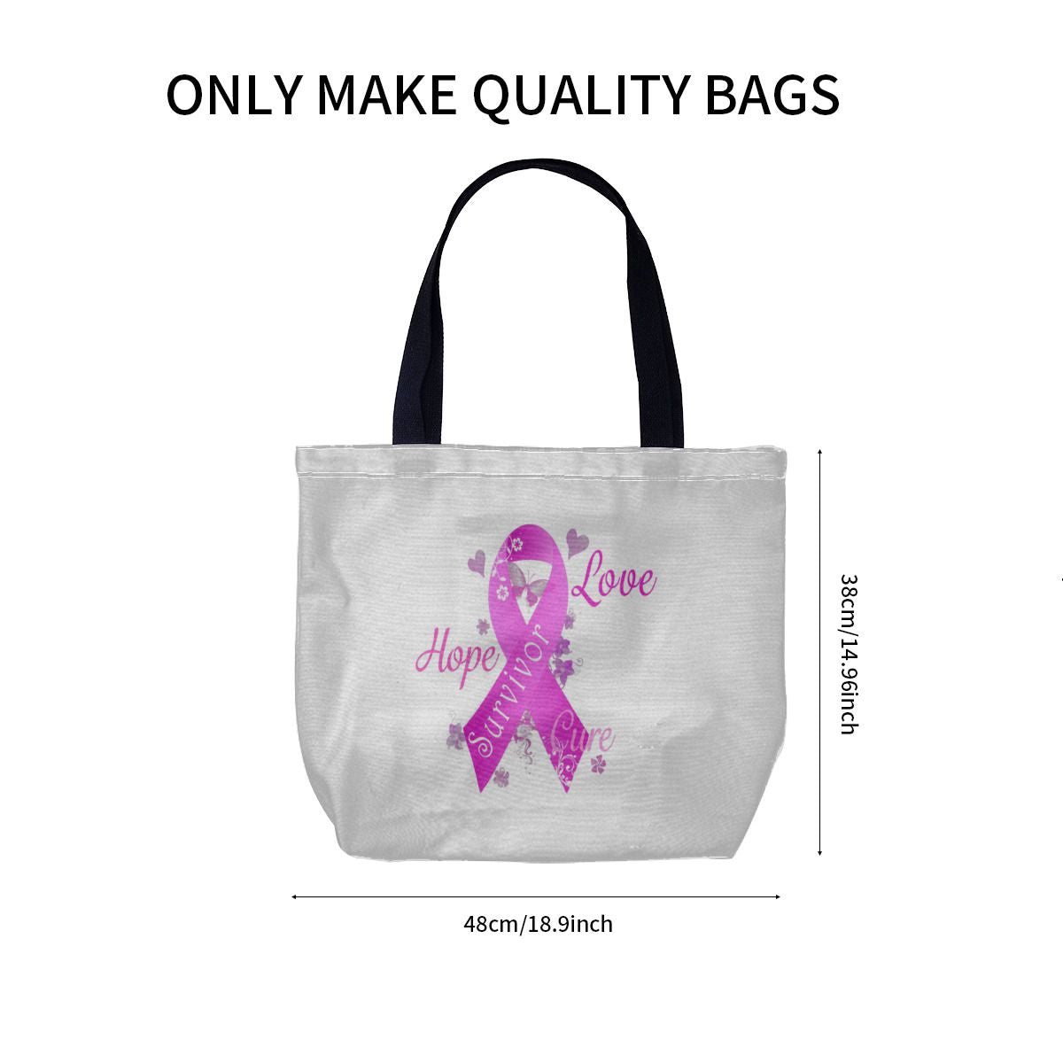 Breast Cancer Survivor Canvas Bag No.WY5RS8