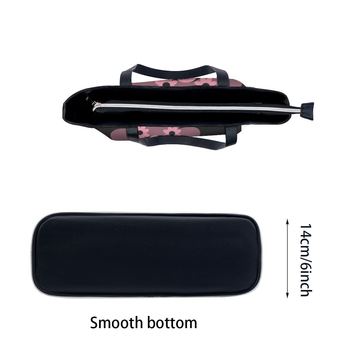 Breast Cancer Awareness Pink Ribbon Flower Shoulder Bag No.PORAFY