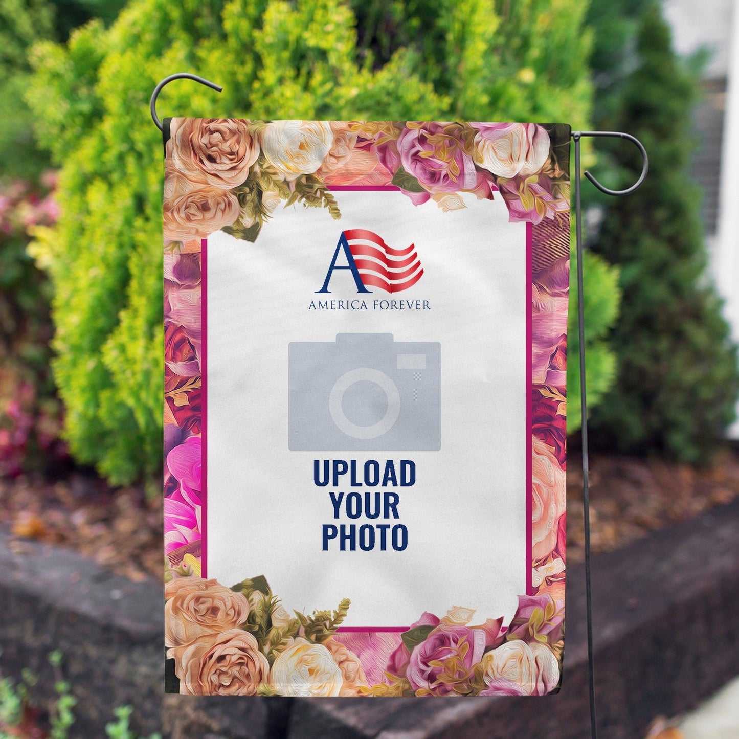 Personalized Rosie Pink House Flag & Garden Flag