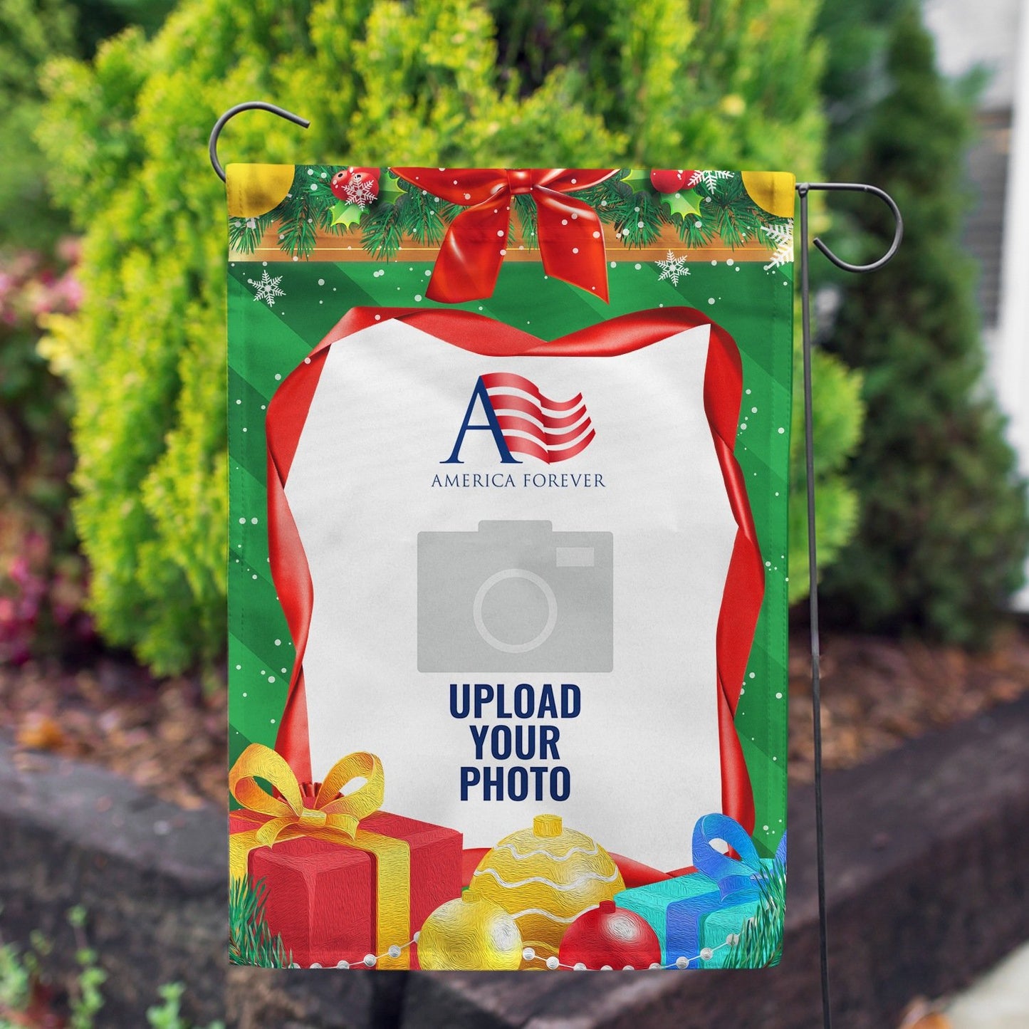 Personalized Christmas Gifts House Flag & Garden Flag