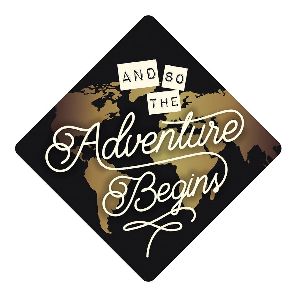 Graduation Cap Topper - Adventure Begins - Tassel Topper