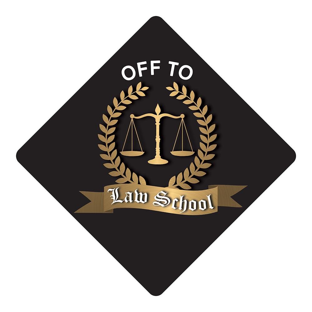 Law School Grad Cap Tassel Topper