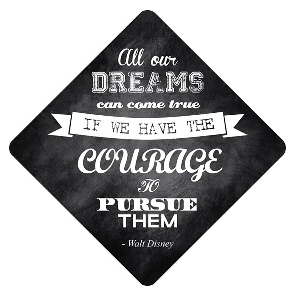 Pursue Your Dreams Grad Cap Tassel Topper
